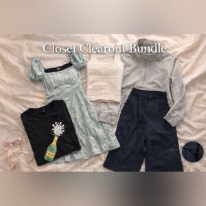 5/25$ Closet Clear-out Bundle size Medium